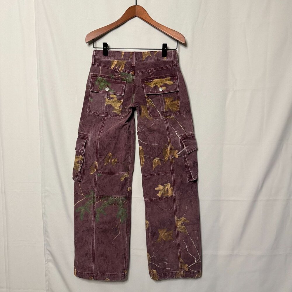 REVICE Purple Cargo Flare Jeans - Picture 6 of 15